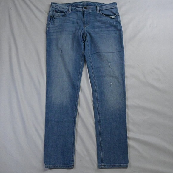 LOFT 28 / 6 Relaxed Skinny Light Wash‎ Stretch Denim Jeans - Picture 1 of 7